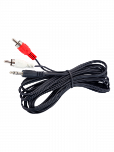 Кабель аудио 2 тюльпана соединительный 2хRCA джек/Jack 3.5, 2 метра Орбита OT-AVC42